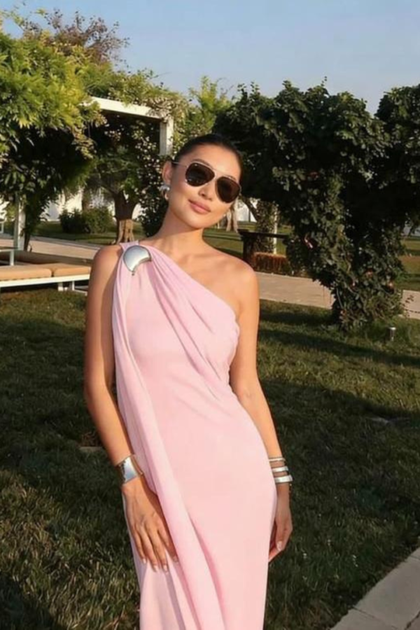 Aurelia One-Shoulder Gown